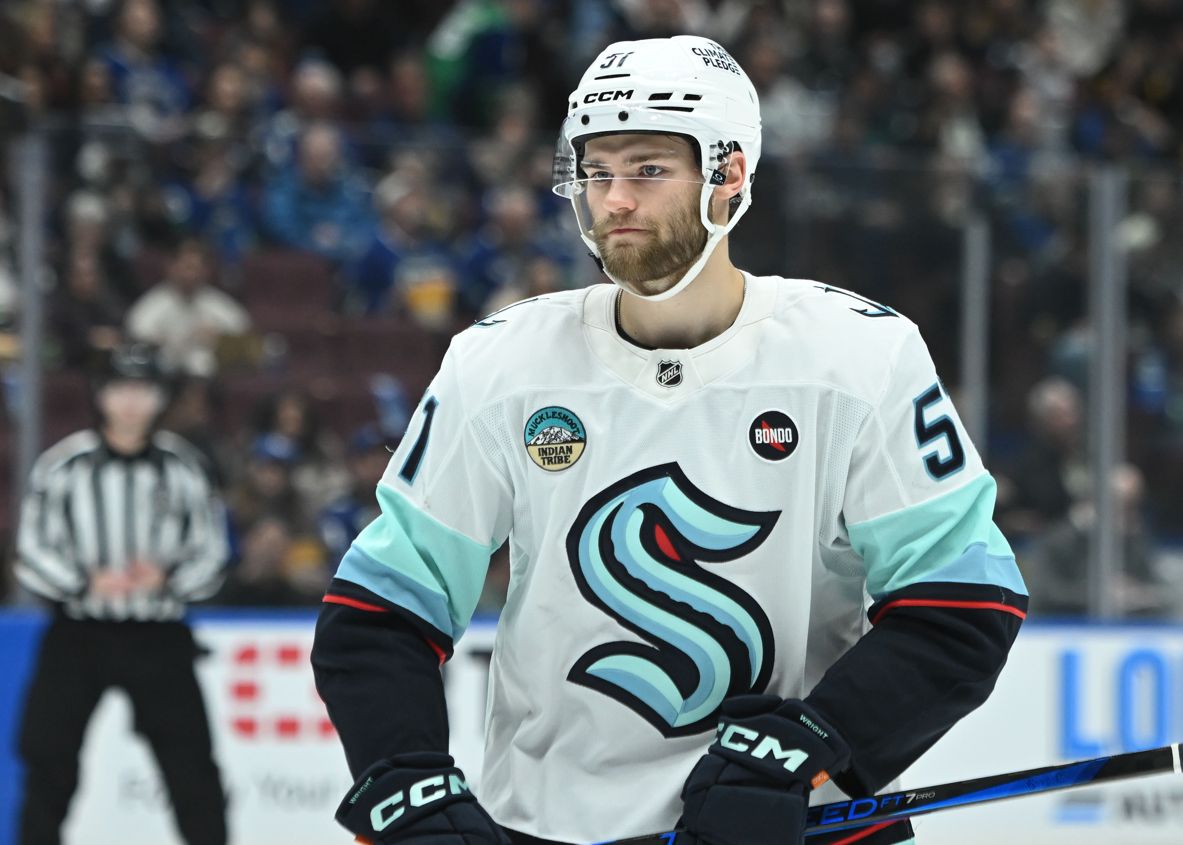 Shane Wright's next contract could be a major question mark for the Kraken - Source: Imagn